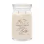 Yankee Candle Signature Warm Cashmere lielā burku svece, 567 g