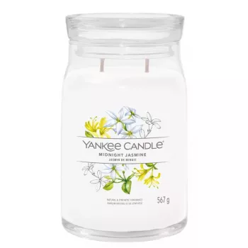 Yankee Candle Midnight Jasmine lielā svece 567g