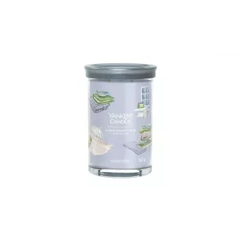 Svece stikla cilindrā Yankee Candle A Calm & Quiet Place — Augstums 149 mm, Platums 99 mm, Svars 567 g