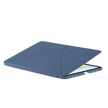 PIPETTO P052-51-V vāciņš iPad 10. paaudzei (10.9 collas) — mikrofibra un TPU, 5 statīva režīmi
