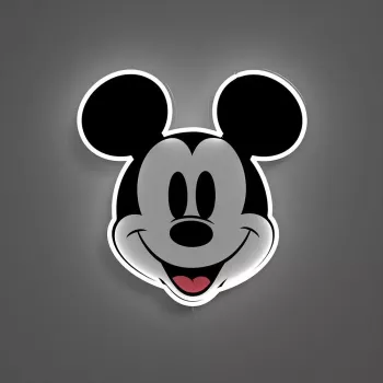 Figūra Mickey Mouse Yellowpop Disney Printed Face – kolekcionējama tēlu figūriņa