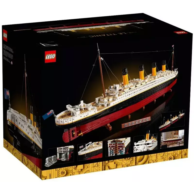 LEGO būvkomplekts ICONS 10294 Titāniks modeļa replika — 9090 gabali, 18+