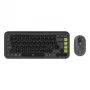 Bezvadu tastatūras un peles komplekts Logitech POP Icon QZERTY Bluetooth Mini Graphite Green