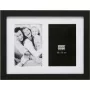 Deknudt S66KA2 galerijas rāmis 2x 10×15 fotogrāfijām, koks melns ar paspartū