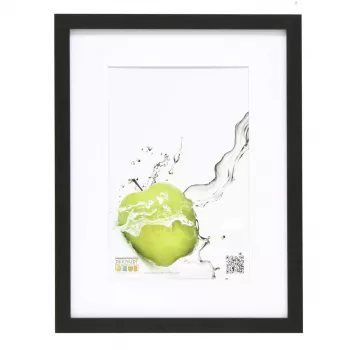 Vienkāršs foto rāmis Deknudt S66KF2 P1 Melns MDF Koks 13x18 cm