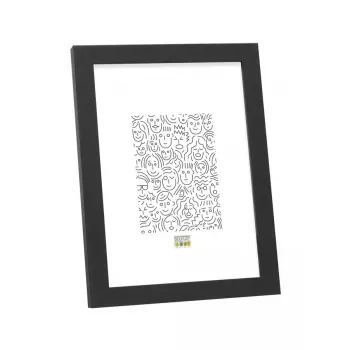 Vienas fotogrāfijas rāmis Deknudt S44CF2 Melns 20x30 Stikls MDF