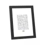 Vienas fotogrāfijas rāmis Deknudt S44CF2 Melns 20x30 Stikls MDF