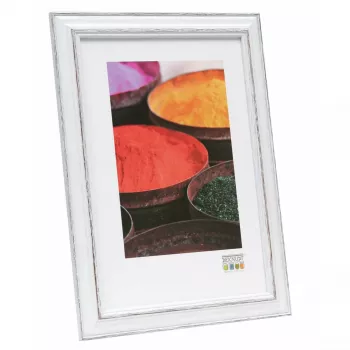Viena foto rāmis Deknudt S221H3 Melns Balts Koks 180x230mm