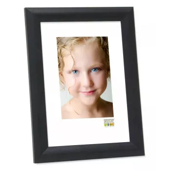 Vienkāršs foto rāmis Deknudt S40CL2 Melns Koka 15x20 cm