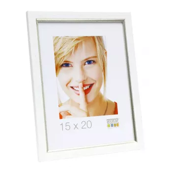Viena foto rāmja komplekts Deknudt S46AF1 Sudraba Balts 168x218mm (6 gab.)