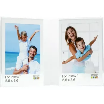 Foto rāmis Deknudt Resin Frame S58RL2 2x 5,5x8,6 cm Caurspīdīgs