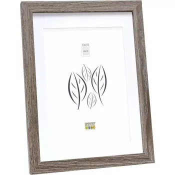 Foto rāmis Deknudt S66KH3 Wood Grey Oak 20x25 cm ar paspartū