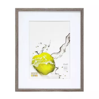 Vienvietīgs foto rāmis Deknudt S66KH3 P1 Pelēks 332x433 mm