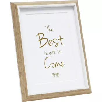 Foto rāmis Deknudt Resin Frame S46WG4 P1 13x18 cm Nature White ar pasepartū