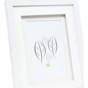 Foto rāmis Deknudt Double Passepartout S65KK1 Balts 15x20 cm koks