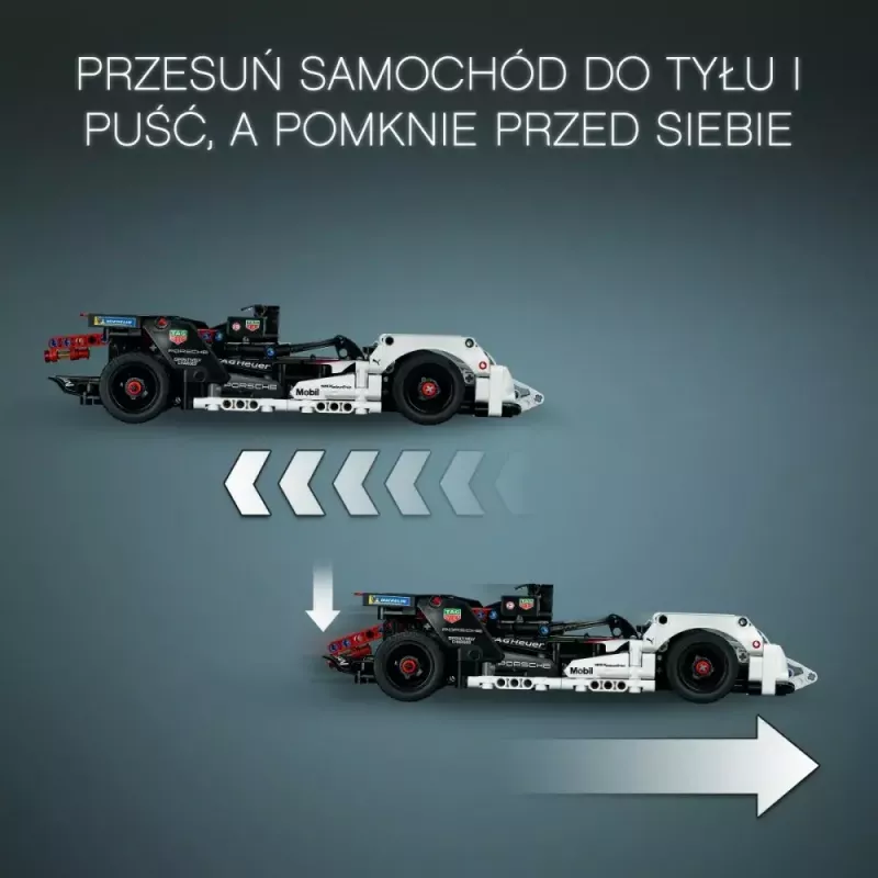 LEGO Būvkomplekts Formula E Porsche 99X Electric modelis 42137 – konstruktors