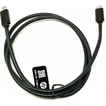 USB-C uz USB-C kabelis HP L65253-001, 1 m, USB-C vīriešu savienotāji — datu un barošanas pieslēgums