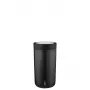 Stelton To Go Click 200 ml Melns Nerūsējošā Tērauda Ceļojumu Krūze
