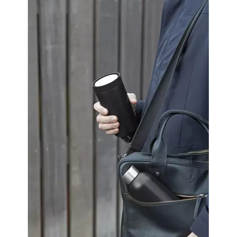 Stelton To Go Click 400 ml Melns Nerūsējošais Tērauds Polipropilēns