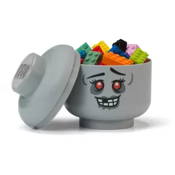 Mini glabāšanas galva 'Zombie' — room copenhagen, pelēka, LEGO saderīga