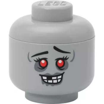 Mini glabāšanas galva 'Zombie' — room copenhagen, pelēka, LEGO saderīga
