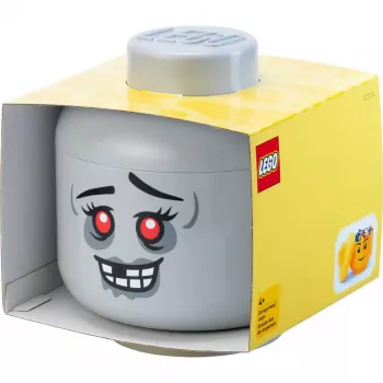 Uzglabāšanas galva Large room copenhagen — LEGO saderīga kaste “Zombie” (pelēka)