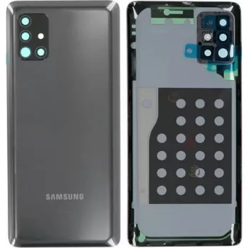 Aizmugurējais vāciņš Samsung A20s (A207) — nomaiņas telefona korpusa daļa, melns