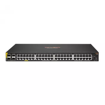 Pārvaldāms HPE Aruba CX 6000 48 portu Gigabit PoE Class4 4xSFP 370W L3 1U Rackmount Slēdzis