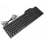 Vadu tastatūra Dell CWFJ4 USB, 104 taustiņi, pilna izmēra, USB-A savienojums