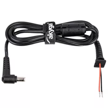Akyga AK-SC-03 klēpjdatora lādētāja līdzstrāvas servisa kabelis 5,5 x 1,7 mm, 90 W, 1,2 m, saderīgs ar Acer