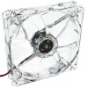 Akyga AW-12A-BG 120 mm korpusa ventilators, 4 zaļas LED, Molex