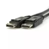 Akyga AK-AV-10 DisplayPort kabelis, spraudnis–spraudnis, zeltīti spraudņi, 1,8 m, melns