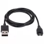 Lādētāja kabelis Akyga AK-SW-17 Indoor USB 5V 1m Melns Viedpulksteņiem