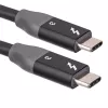 Akyga AK-USB-34 USB-C – USB-C Thunderbolt 3 kabelis, 40 Gbps, 100 W, 1,5 m, melns