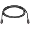 Akyga AK-USB-34 USB-C – USB-C Thunderbolt 3 kabelis, 40 Gbps, 100 W, 1,5 m, melns