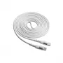 USB C uz USB C kabelis Akyga AK-USB-41, USB 2.0, 1.8 m, balts