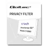 Qoltec 51063 bezrāmja privātuma filtrs 43.2 cm (17 collu) LCD monitoram