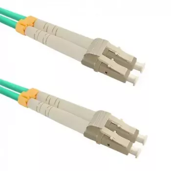 Šķiedru optikas kabelis QOLTEC InfiniBand 54346 — OM4, LC–LC, 5 m, zaļš