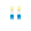 Optiskās šķiedras savienotājvads LANBERG FO-LULU-SD11-0050-YE 5 m, G.657.A1, LC–LC, dzeltens