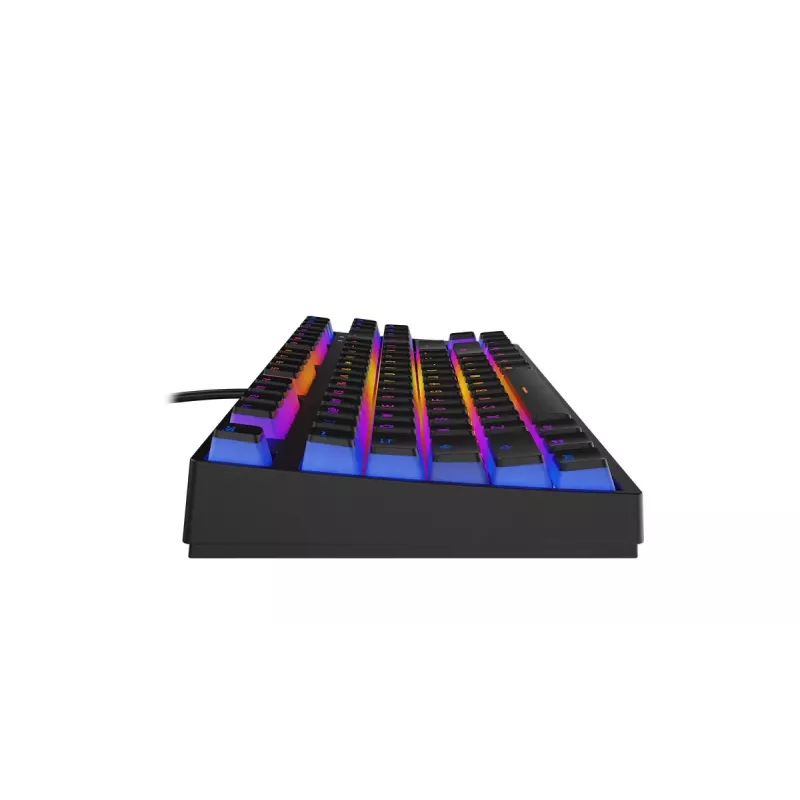 KRUX Atax PRO RGB mehāniskā tastatūra spēlēm USB QWERTY angļu melna bezciparu bloka