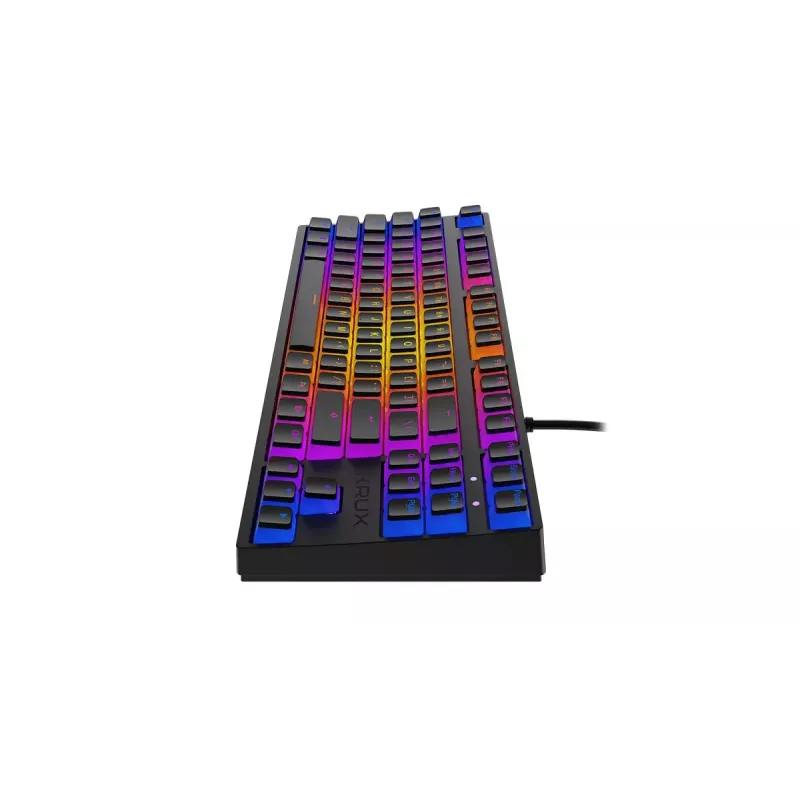 KRUX Atax PRO RGB mehāniskā tastatūra spēlēm USB QWERTY angļu melna bezciparu bloka