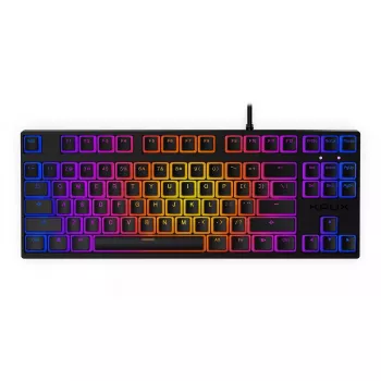 KRUX Atax PRO RGB mehāniskā tastatūra spēlēm USB QWERTY angļu melna bezciparu bloka