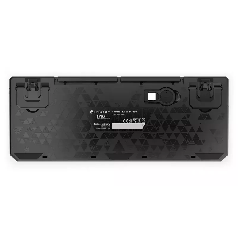Tastatūra ENDORFY Thock TKL Wireless Black mehāniska RGB LED 87 taustiņi