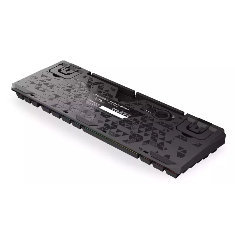 Tastatūra ENDORFY Thock TKL Wireless Black mehāniska RGB LED 87 taustiņi