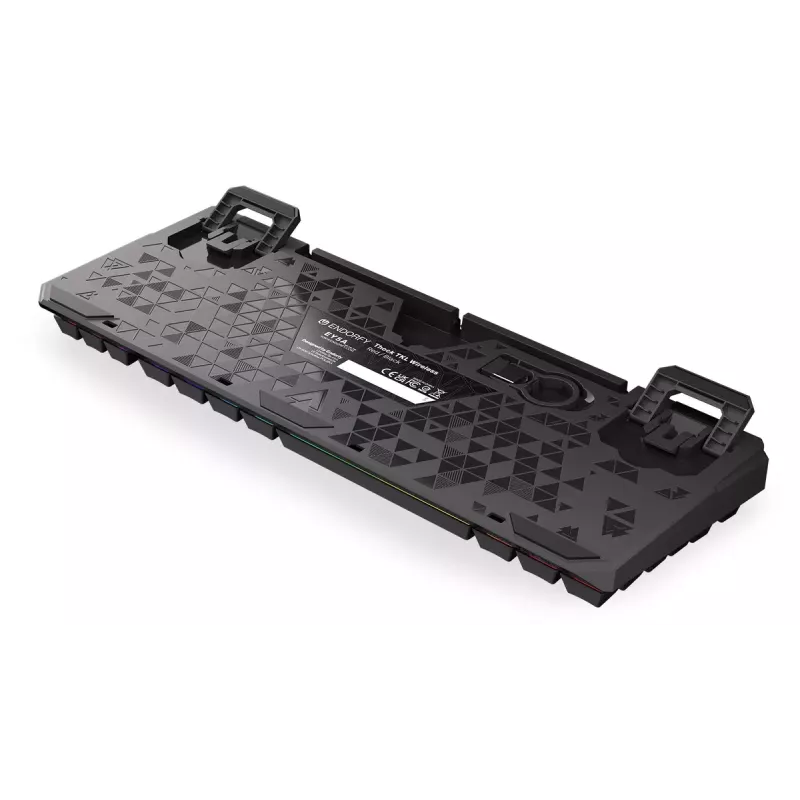 Tastatūra ENDORFY Thock TKL Wireless Black mehāniska RGB LED 87 taustiņi