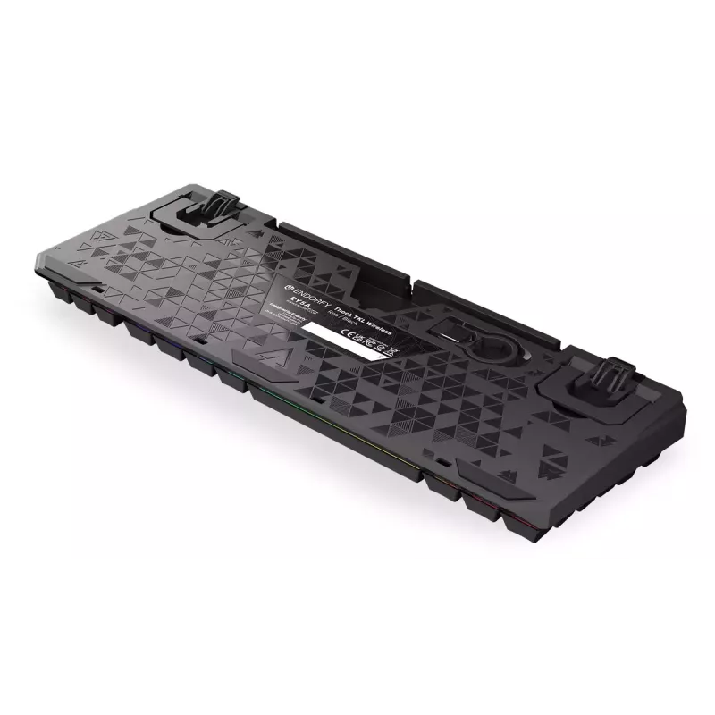 Tastatūra ENDORFY Thock TKL Wireless Black mehāniska RGB LED 87 taustiņi