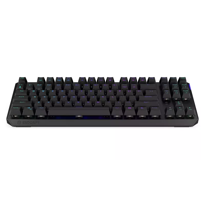 Tastatūra ENDORFY Thock TKL Wireless Black mehāniska RGB LED 87 taustiņi