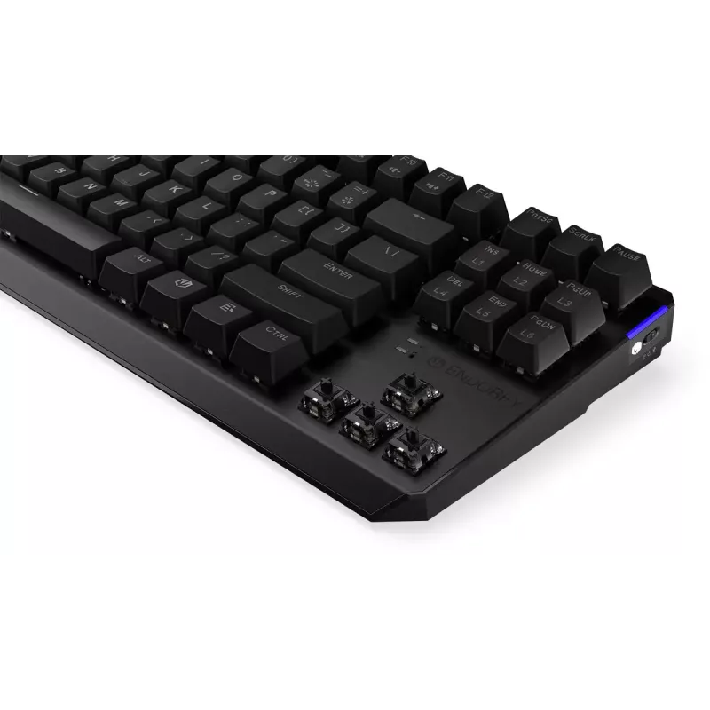 Tastatūra ENDORFY Thock TKL Wireless Black mehāniska RGB LED 87 taustiņi