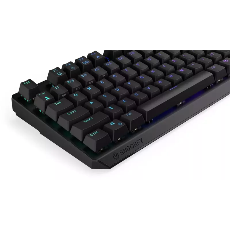 Tastatūra ENDORFY Thock TKL Wireless Black mehāniska RGB LED 87 taustiņi