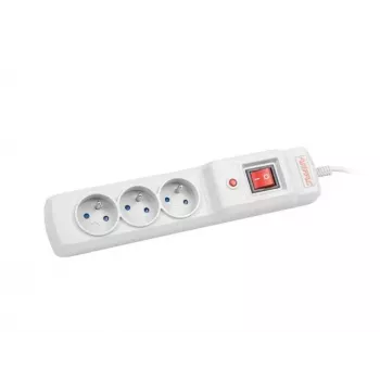 ARMAC M3 pagarinātājs ar 3 kontaktligzdām un 1,5 m kabeli, pelēks